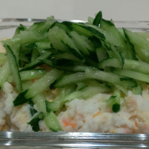 夏天的馬鈴薯沙拉。 : Veronica Chen一起做