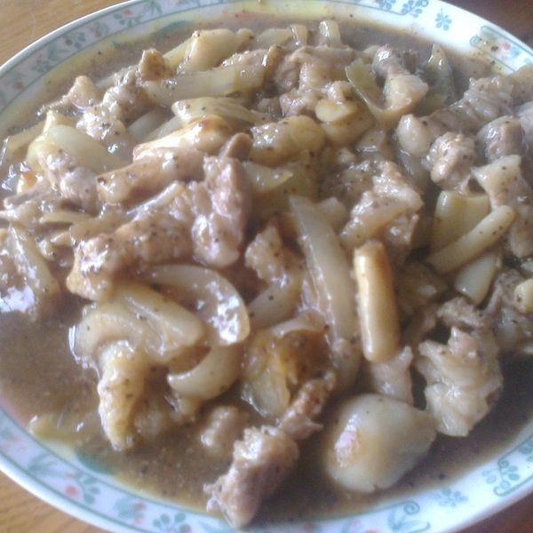 【粉豬兒】黑胡椒蘑菇牛柳 : Cindy  Wang一起做