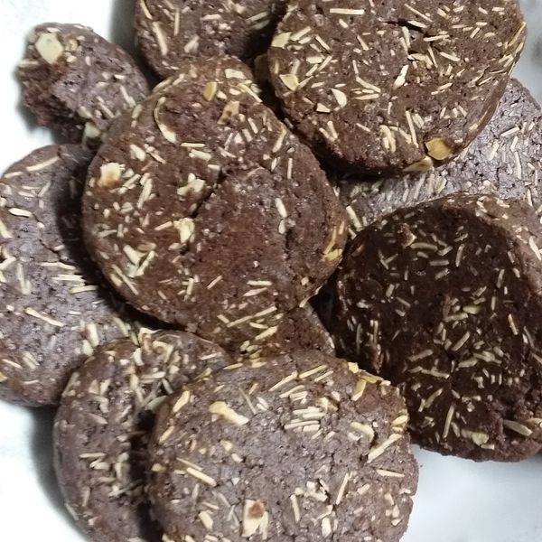 【阿不's廚房】小烤箱做巧克力餅乾(另有大烤箱版) : 劉佩欣一起做