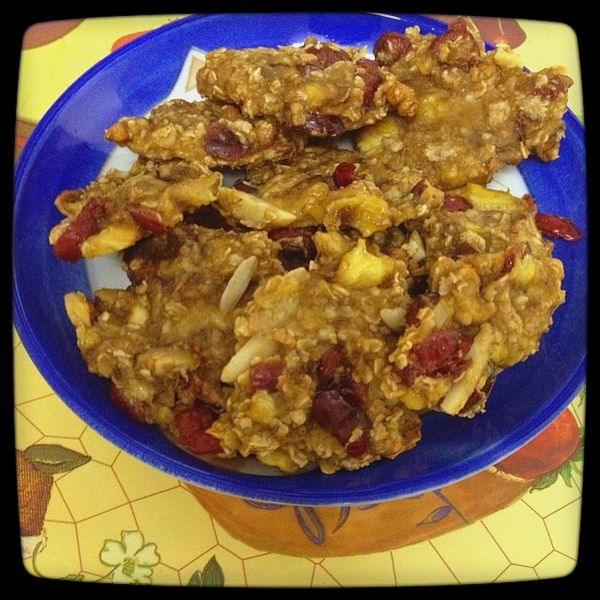 香蕉燕麥堅果餅(無油.粉.糖) : Shin Yi一起做