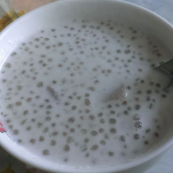 椰汁香芋西米露 : 小燕子一起做