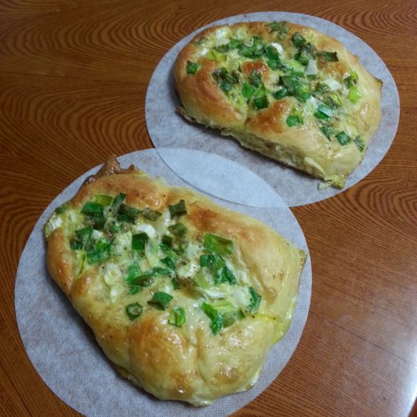 超簡易柔軟蔥花麵包(免揉) : 謝林佳一起做