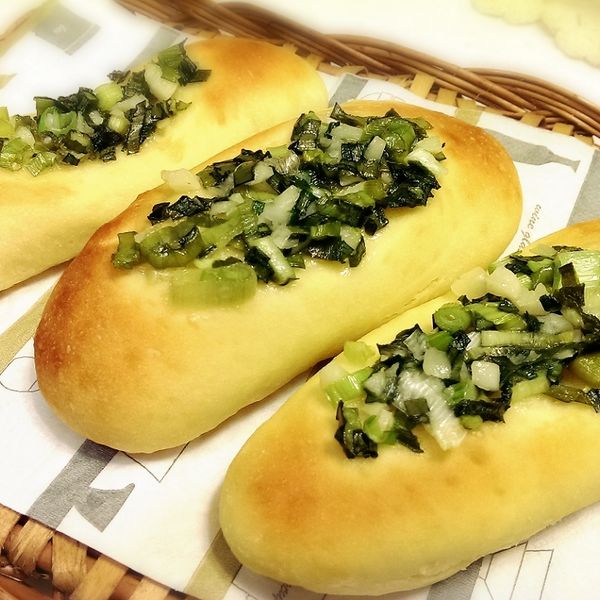 蔥蒜麵包[Panasonic製麵包機]：Daphne Chen 一起做