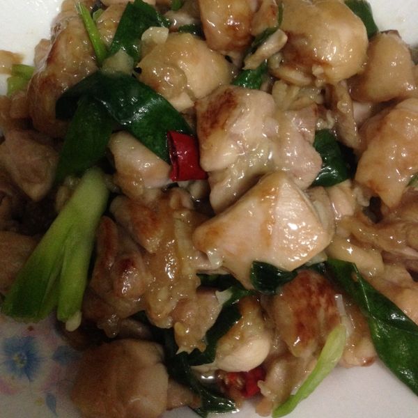 蔥爆雞丁：Iilh Hsiao 一起做