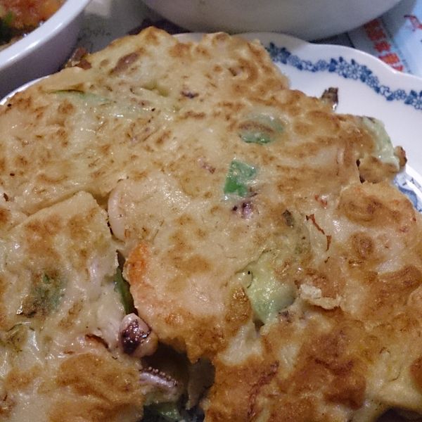 韓式海鮮煎餅by戀戀家：Hsin Yu Liang 一起做