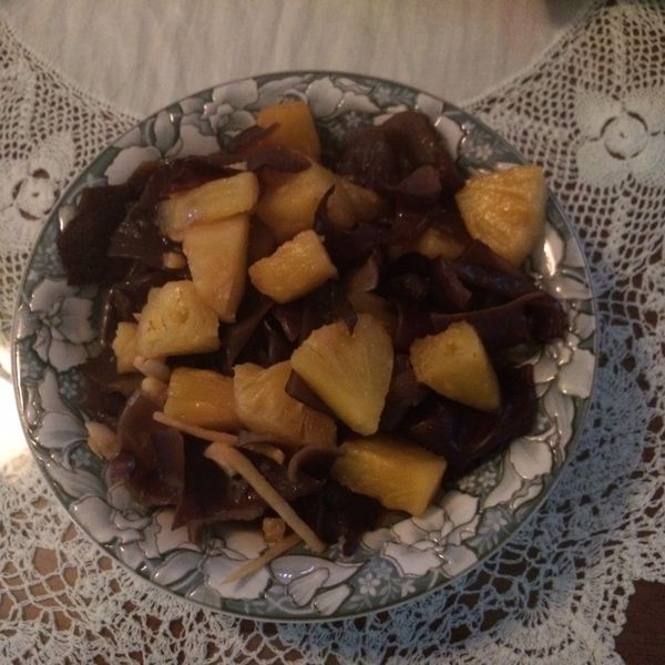 薑炒鳳梨木耳 : Michelle一起做