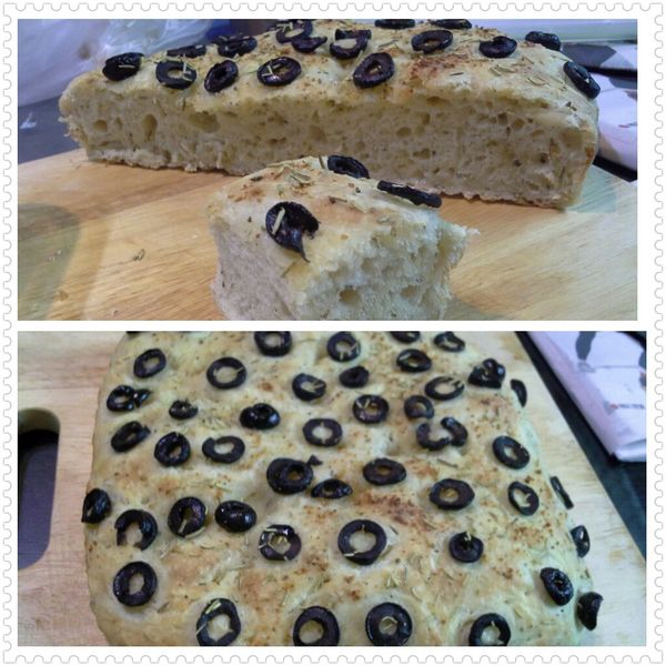 超健康～橄欖佛卡夏麵包：Grace Chen 一起做