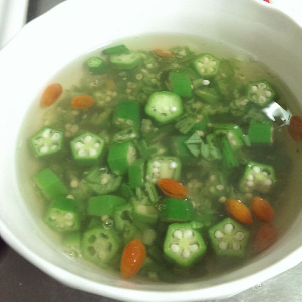 【厚生廚房】秋葵滑湯 : Bear mama一起做