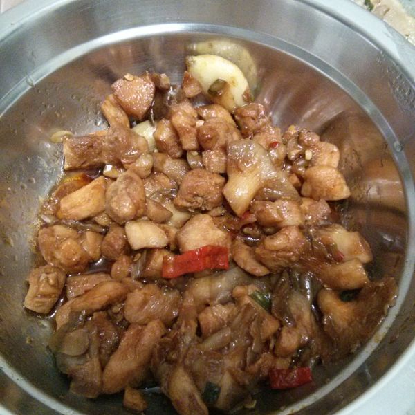 蔥爆雞丁：kamlan 一起做