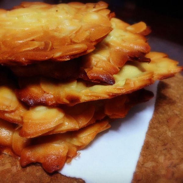 杏仁瓦片酥 : LEE一起做