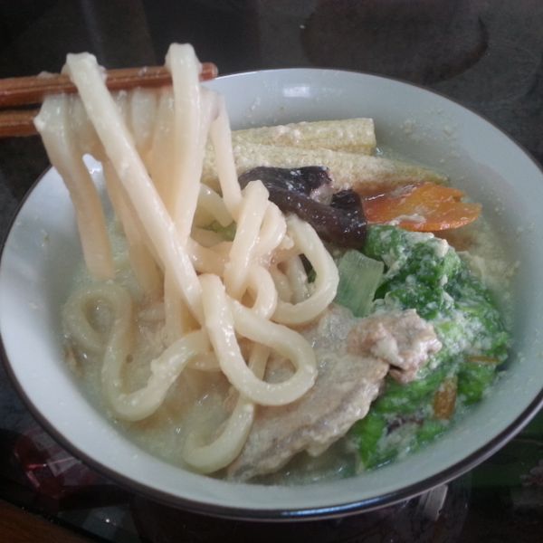 Olivia♥味噌豆漿烏龍麵─九陽豆漿機:Alice 一起做