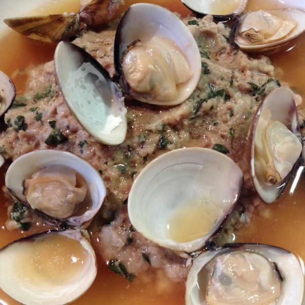 ^Q^ 塔香蛤蜊蒸肉餅  <<蒸肉餅5>>：Sylvie Liu 一起做