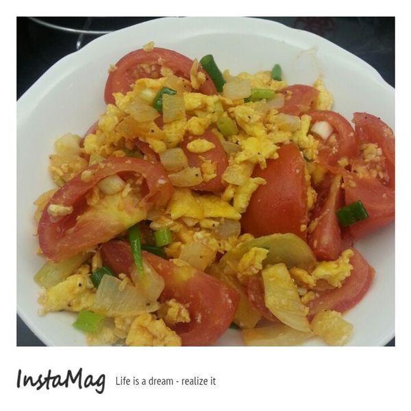 【靜靜小廚】蕃茄炒蛋：Hsiu Chen 一起做