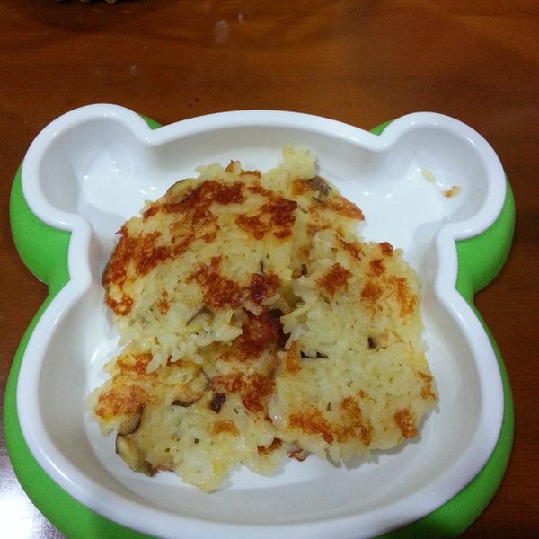 隔天剩飯做《芝麻起司煎米餅》 : 陳曉霈一起做