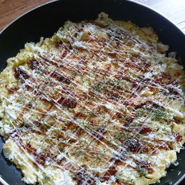 素食大阪燒：小貓咪 一起做