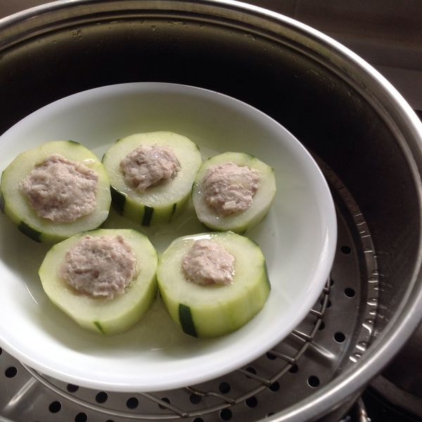 大黃瓜蒸肉丸 : Mi Fa Hu一起做