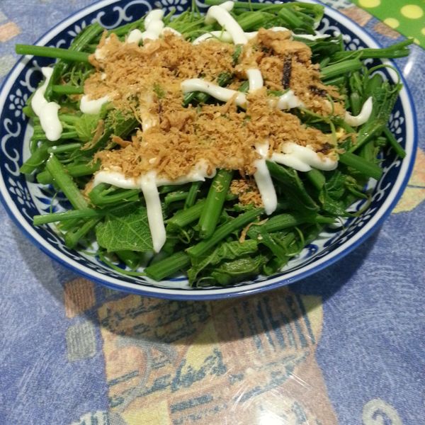 蓁料理♥涼拌龍鬚菜：彤米 一起做