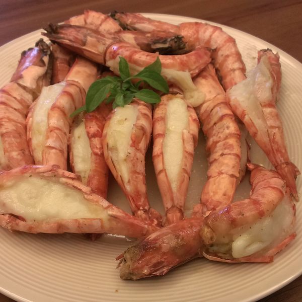 烤起司明蝦 : 純子一起做