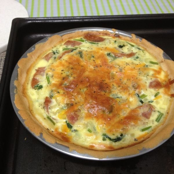 法式香腸鹹派：黃小茹 一起做