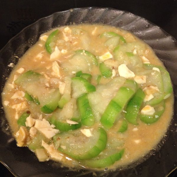 鹹蛋炒絲瓜：Han Yu Hsio 一起做