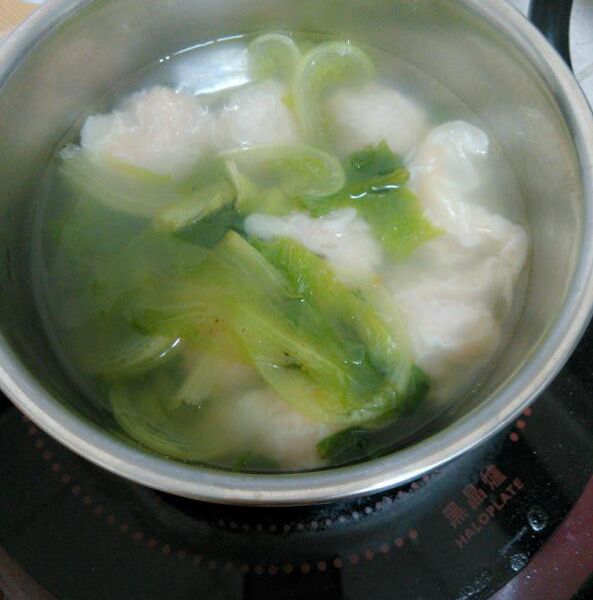 餛飩湯(扁食湯) : 許韻亞一起做