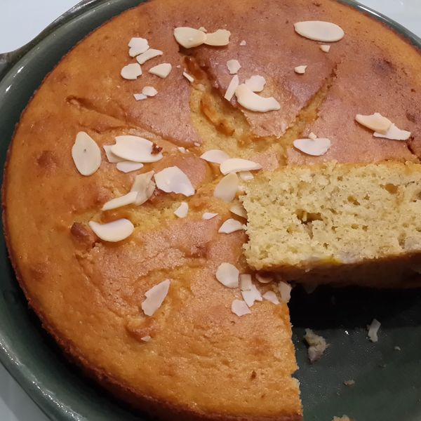 ㄚ曼達的廚房~蜂蜜香蕉蛋糕 : 沈米一起做