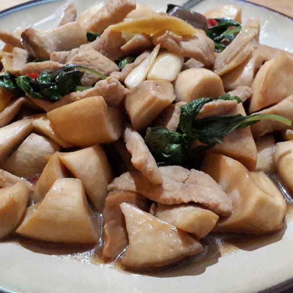 三杯杏鮑菇 : Yichi一起做