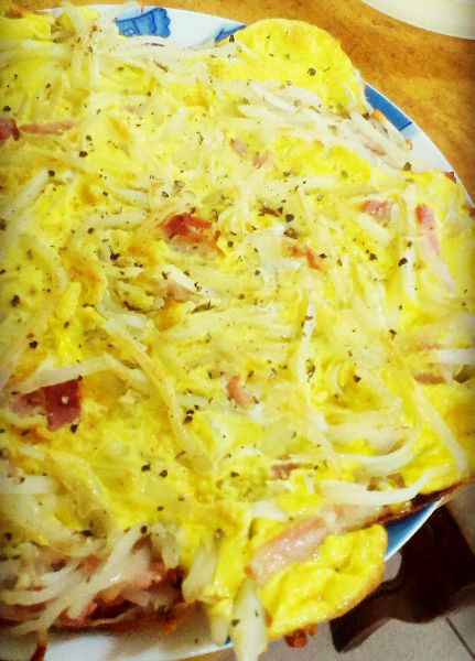 10分鐘快速早餐【洋芋培根蛋】：Polly Peng 一起做