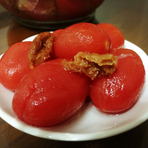 梅漬小番茄。滋味酸甜真開胃：Ting 一起做