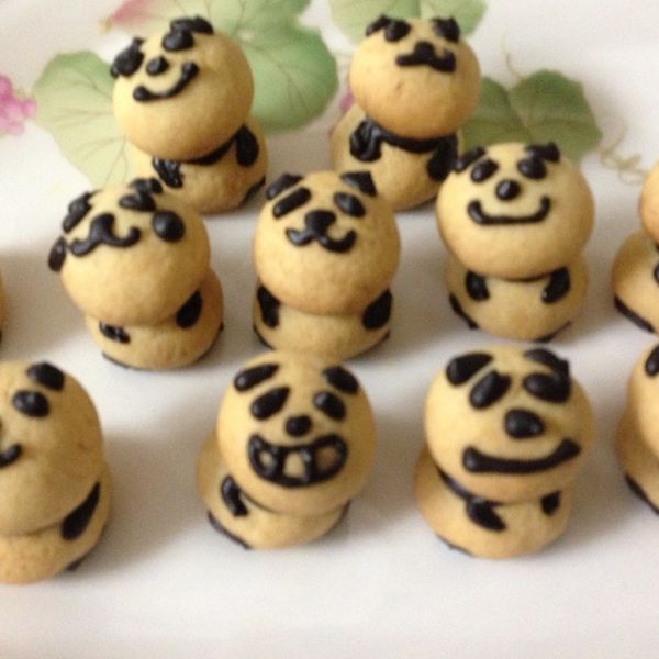 肉桂打噴嚏｜熊貓寶寶造型餅乾 : Amber Tsai一起做