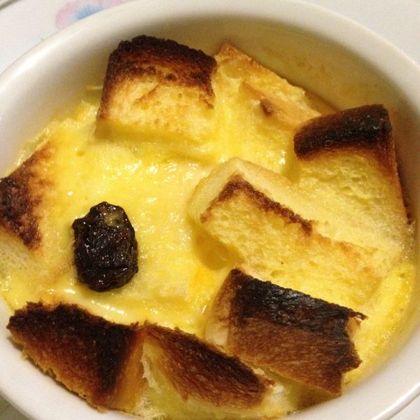 超簡易烤布丁：用土司就可以！：周小晏 一起做