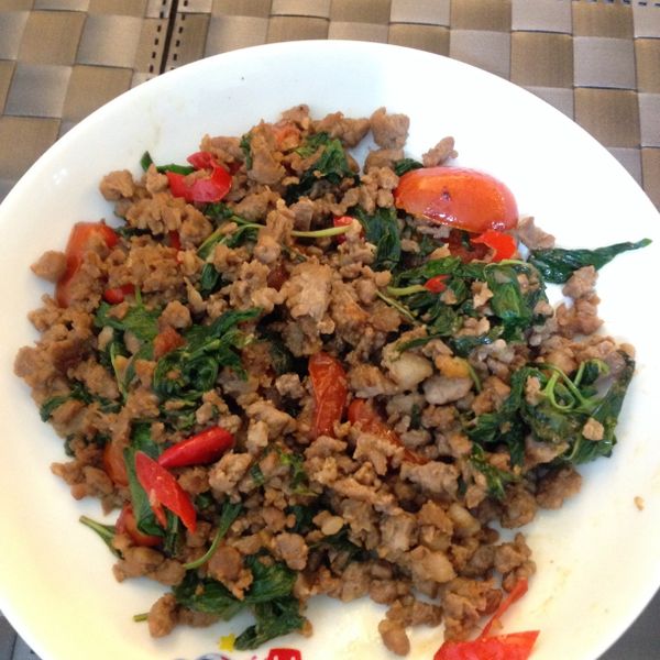 扒完三碗飯! 泰式打拋豬 食譜 : Kelly Lin一起做