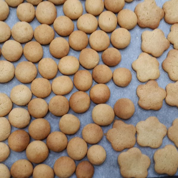 Olivia♥蜂蜜蛋黃餅乾 : 沈米一起做