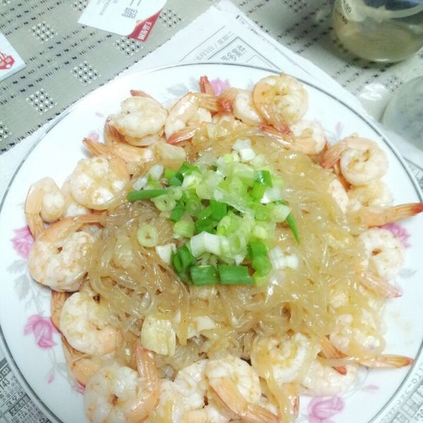 鮮蝦粉絲煲 : Belle Xu一起做