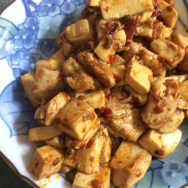 [便當菜料理]豬肉片麻婆豆腐：扶老貳 一起做