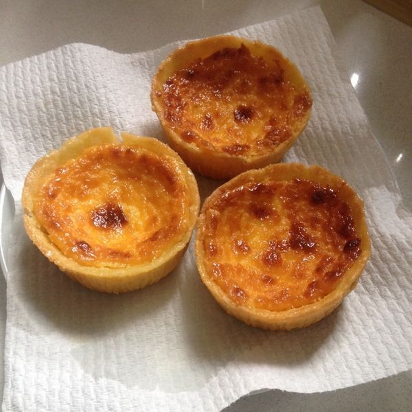 令人想團購的蛋塔XD : 肉包婕兒一起做