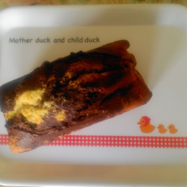 用鬆餅粉做 大理石磅蛋糕：馨* 一起做