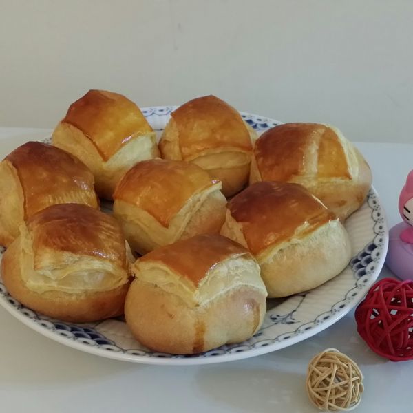 起酥肉鬆麵包-用製麵包機：西吳 一起做