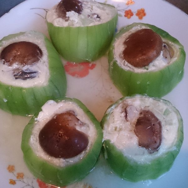 一菜二吃之絲瓜盅蒸蛋：王米妮 一起做