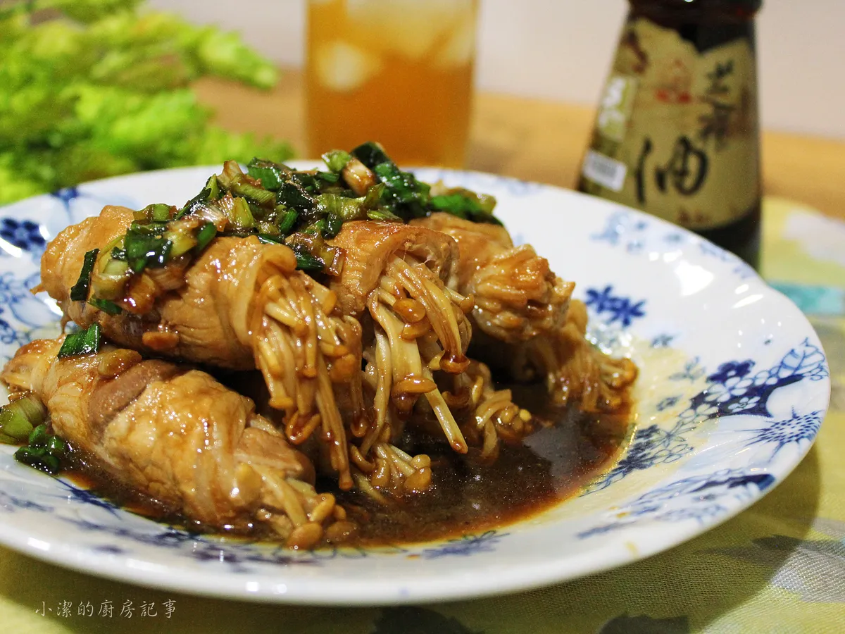 金針菇肉片捲