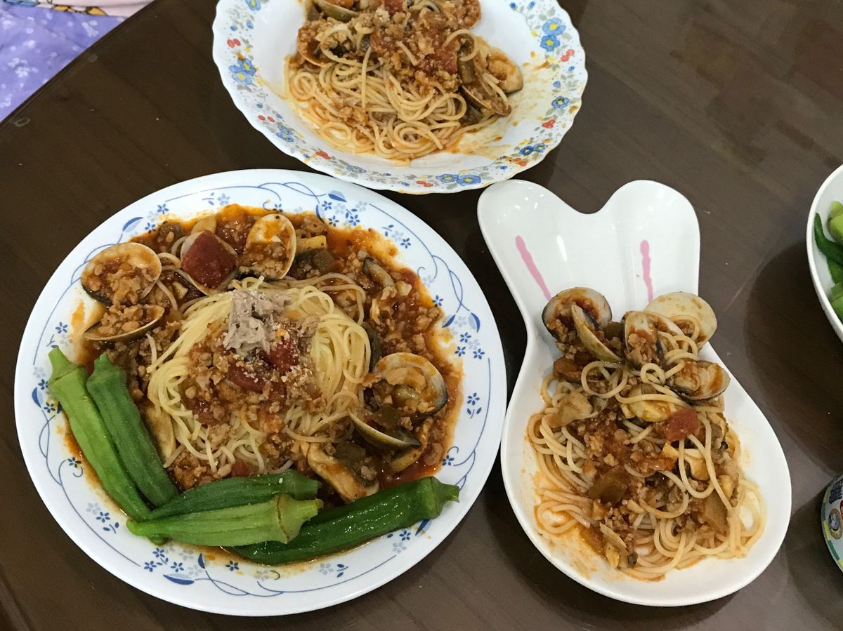 蕃茄蛤蠣義大利麵