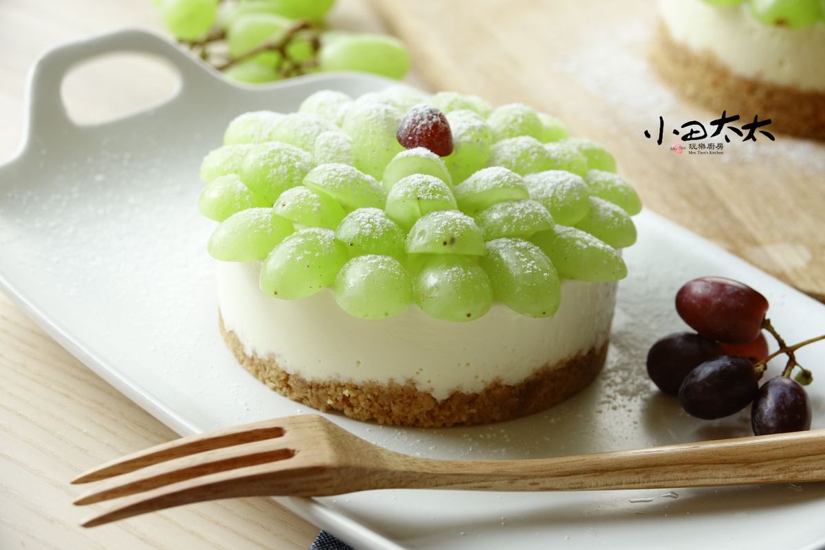 葡萄生乳酪蛋糕 免烤箱版