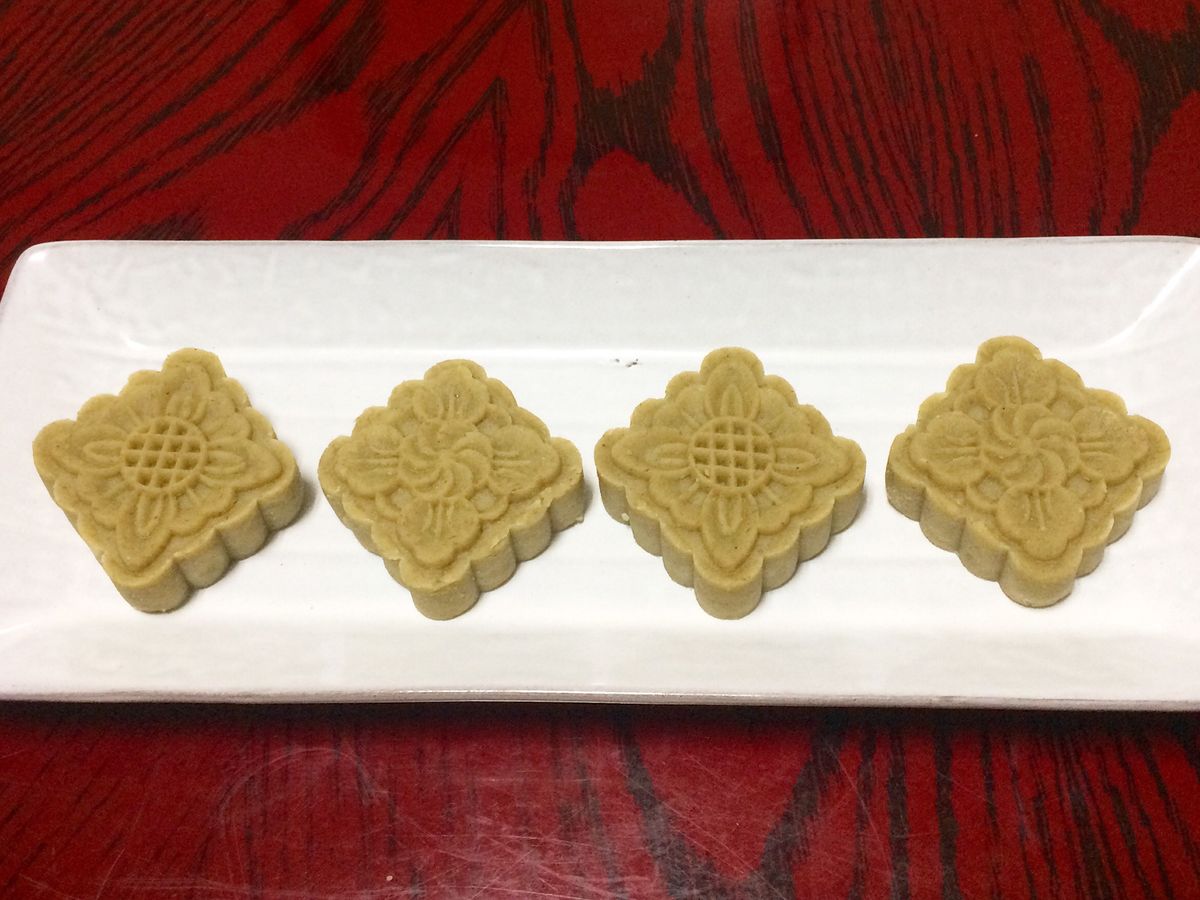 【中秋節】奶香綠豆糕