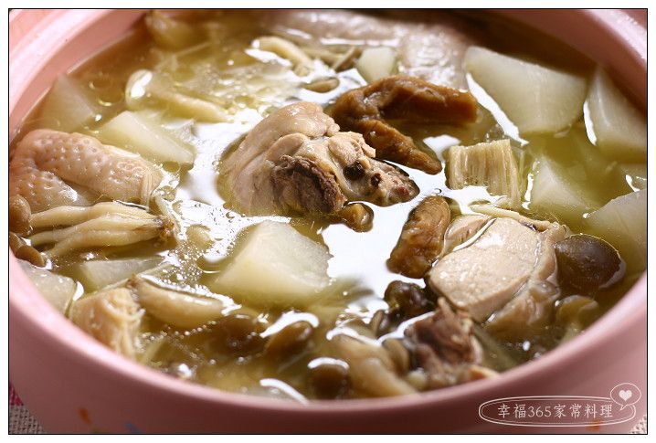 菜脯雞湯