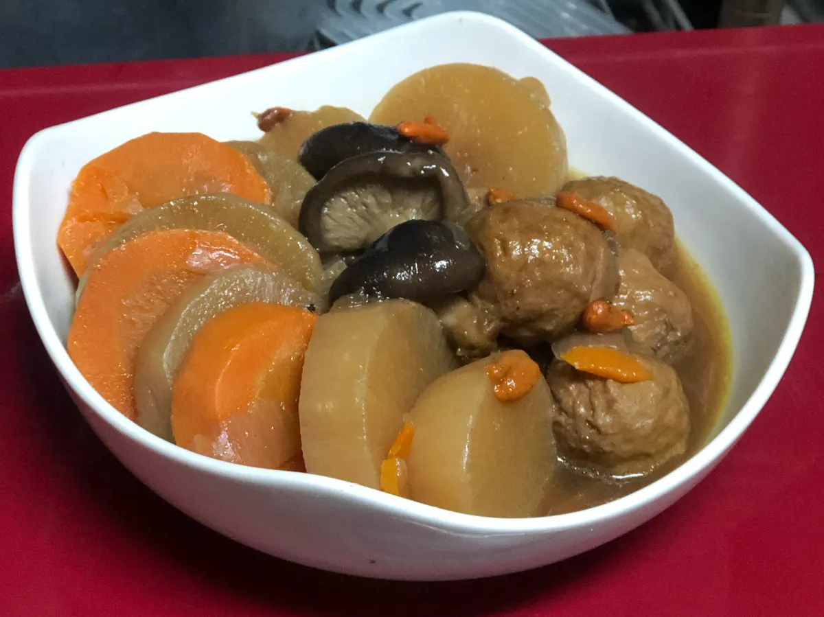 香菇滷菜頭-鮮甜美味