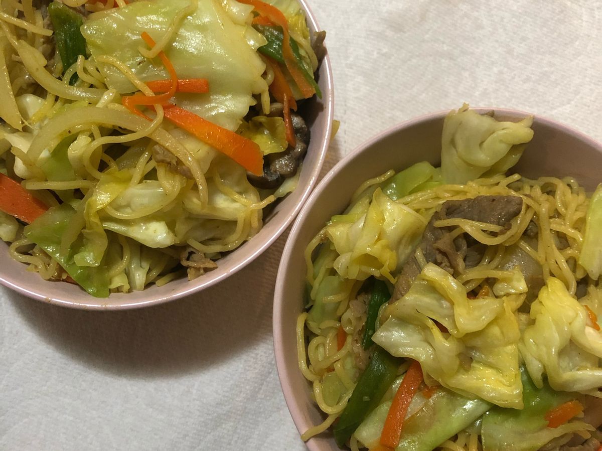 日式炒麵yakisoba 超快速！