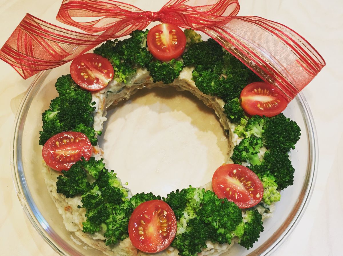 聖誕花圈馬鈴薯沙拉