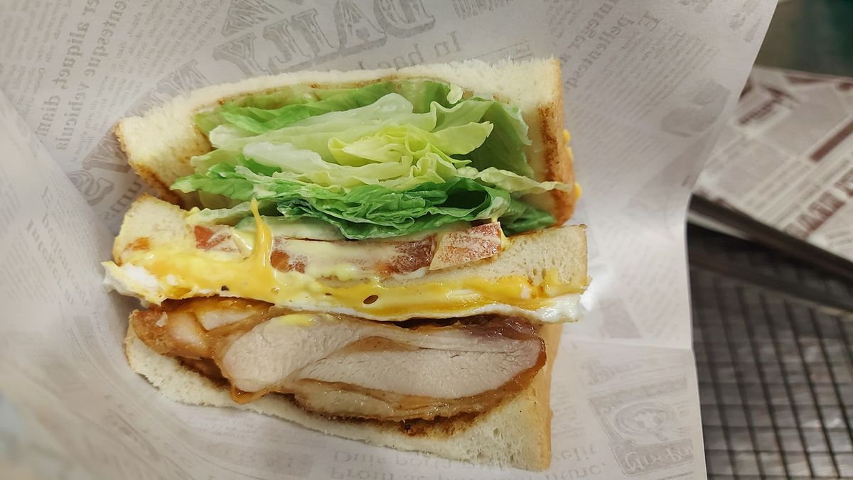 泰式檸檬雞腿三明治