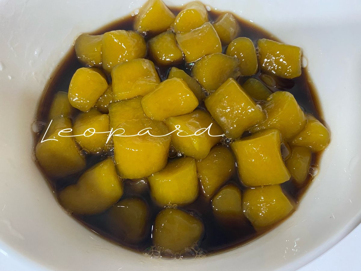 晶瑩剔透南瓜圓（地瓜圓/芋圓）