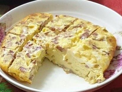 培根鳳梨起司烘蛋